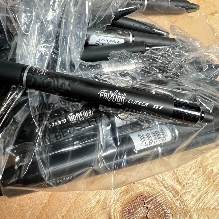 Frixion Clicker Heat Erasable Pen (0.7mm), Black