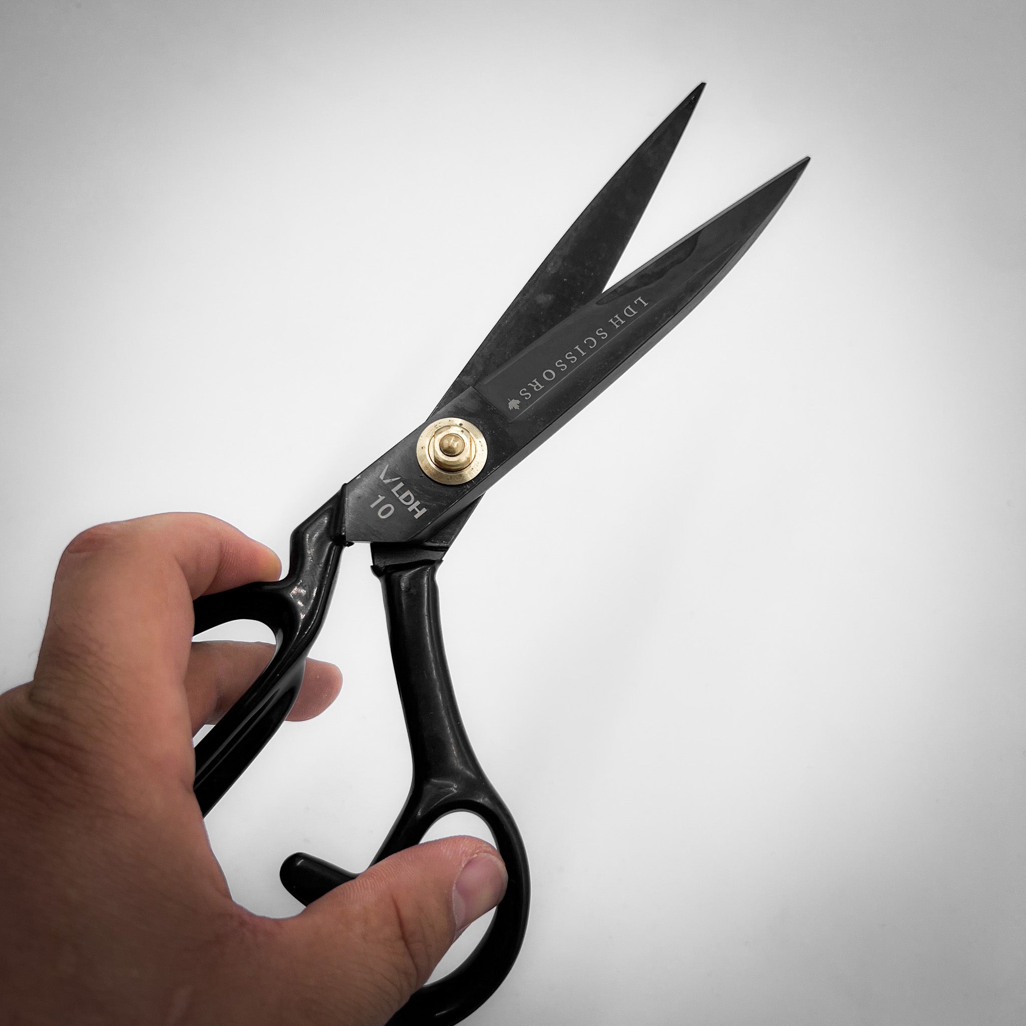 LDH 10" Left Handed Fabric Shears, Midnight Edition